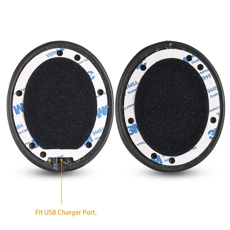 Jarmor Studio 2/3 Replacement Earpads, JARMOR Memory Foam Ear Cushion Pads Cover for Beats Studio 2.0 Wired/Wireless B0500 / B0501 & Studio 3.0 Over Ear Headphones by Dr. Dre ONLY (Black) - Image 3